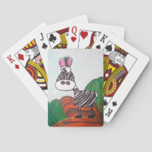 Crazy Zebra poker cards