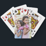 Baralho Create your Own Photo<br><div class="desc">Personalized Photo Playing Cards. These custom playing cards feature your chosen photo printed on the back of every card, making them a sweet and personal gift for grandparents or any family member. Add a favorite family picture, a vacation snapshot, or a photo of someone special to turn a simple deck...</div>