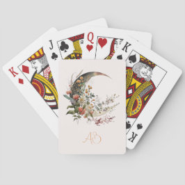 Baralho Create Your Own Summer Floral Crescent Moon