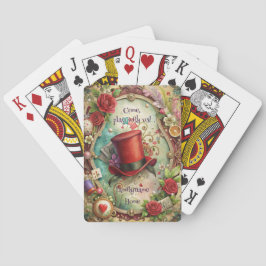 Baralho Create Your Own Whimsical Red Top Hat