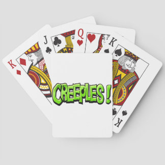 Baralho Creeples jogam cartas