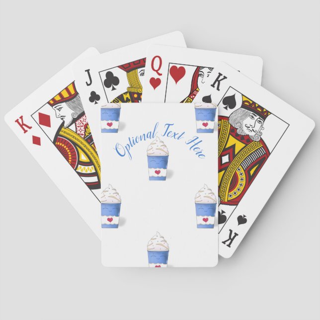 Baralho Creme Latte & Whipped (Azul) (Verso)