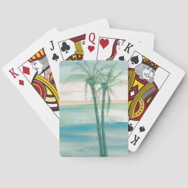 Baralho Crepúsculo calmo tropical (Verso)