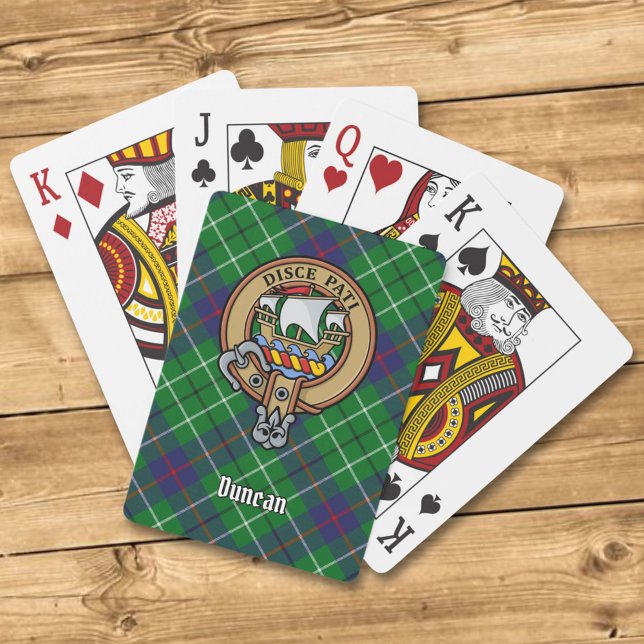 Baralho Crestão do Clã Duncan sobre Tartan (Criador carregado)