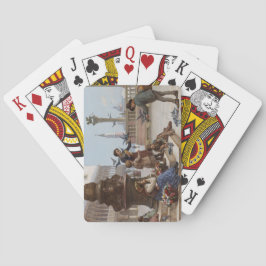 Baralho Crianças alimentando pombos em Veneza (por Paolett