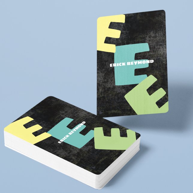 Baralho Criar Cartões Legal com nome e inicial (Criador carregado)