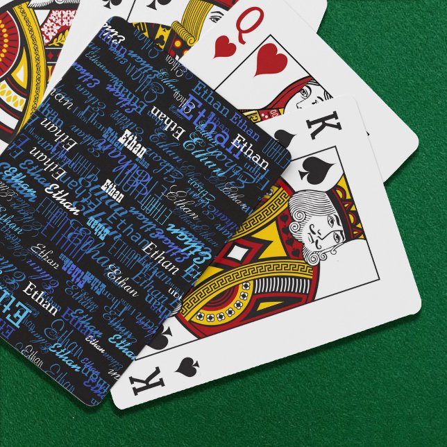 Baralho Criar jogo de cartas com o seu próprio nome (Criador carregado)