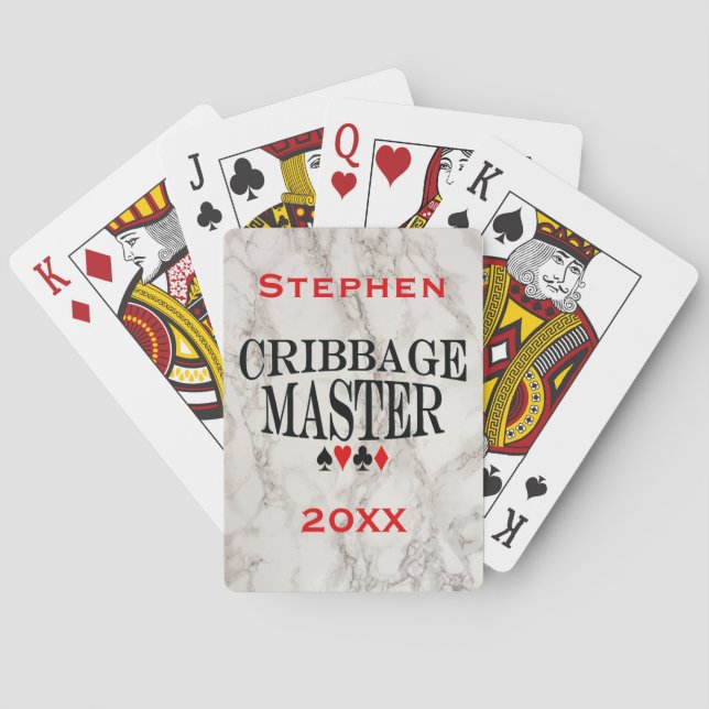 Baralho Cribbage Master Personalizado (Verso)