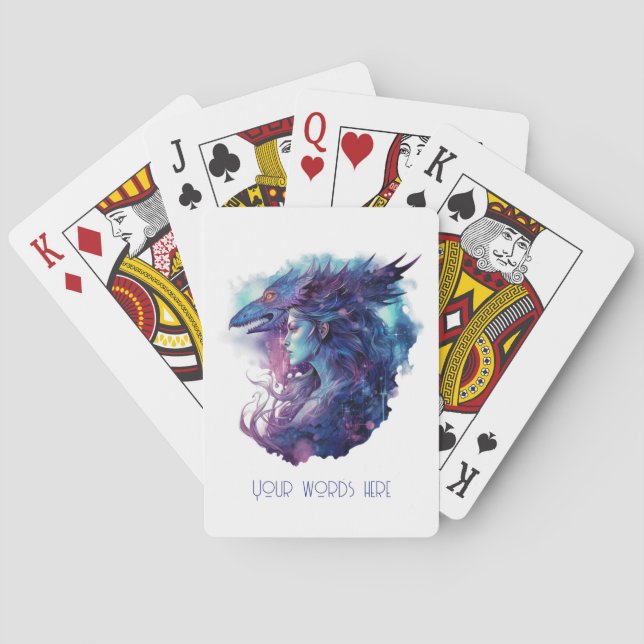 Baralho Crie a sua deusa do dragão (Verso)