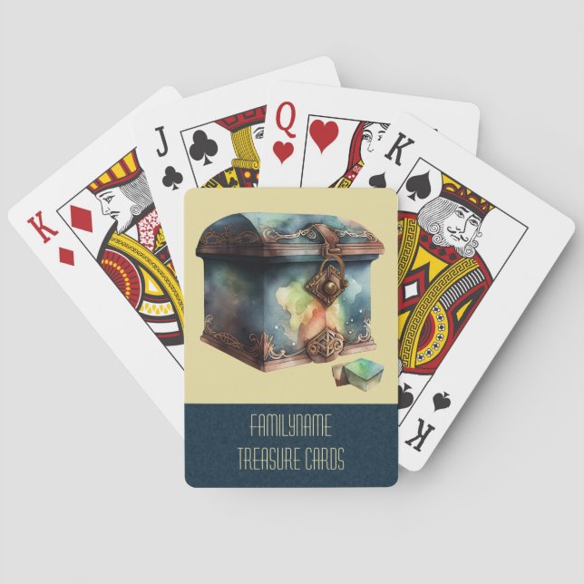 Baralho Crie a sua melhor qualidade de água do tesouro (Verso)