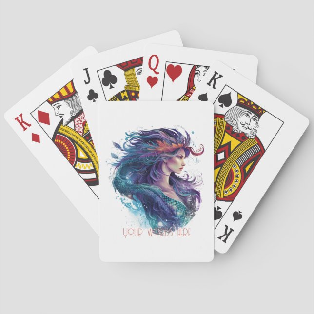 Baralho Crie A Sua Própria Sereia Mística (Verso)