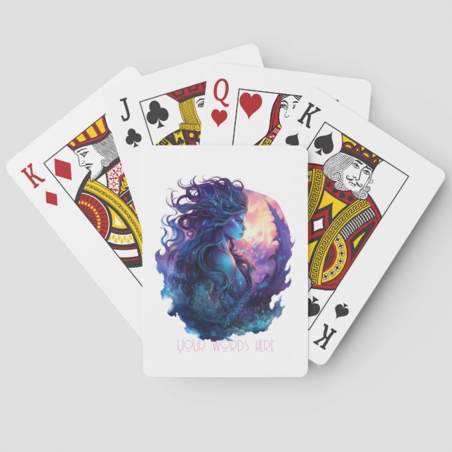 Baralho Crie A Sua Própria Sereia Mítica (Verso)