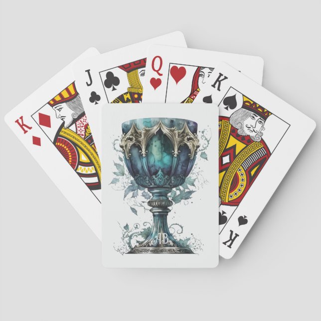 Baralho Crie seu próprio cálice verde (Verso)