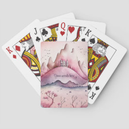 Baralho Crie Seu Próprio Castelo de Magia e Montanhas