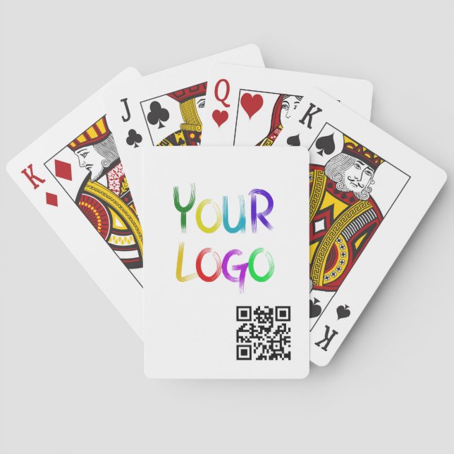 Baralho Crie seu próprio código QR personalizado (Verso)