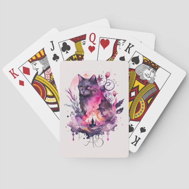 Baralho Crie seu próprio Gato Preto Mágico (Verso)