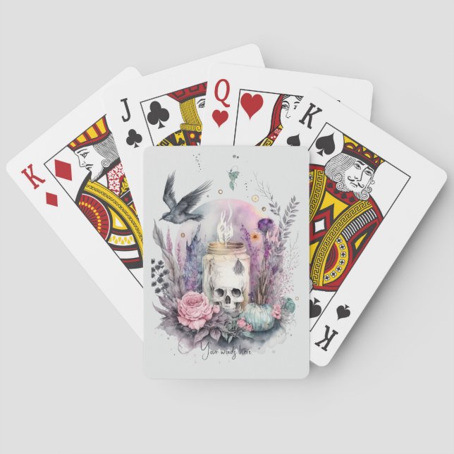 Baralho Crie seu próprio outono gótico (Verso)