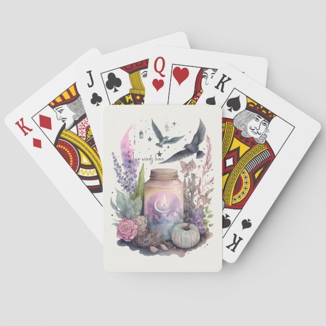 Baralho Crie seu próprio outono Místico (Verso)