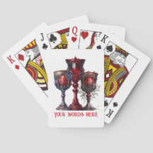 Crie Seus Próprios Chalices Vermelhos Góticos