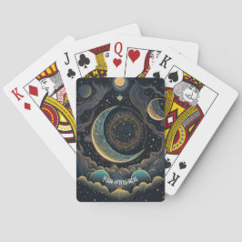 Baralho Crie Sua Própria Lua Celestial E Nuvens