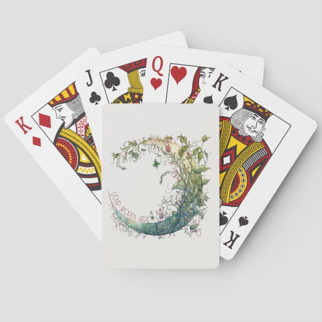 Baralho Crie Sua Própria Lua Floral Boho (Verso)