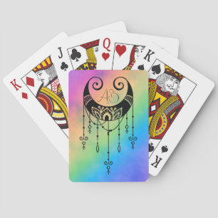 Baralho Crie sua própria silhueta mística de lua