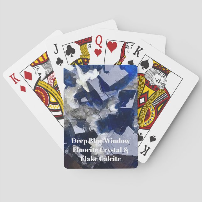 Baralho Cristal de Fluorite Azul (Verso)