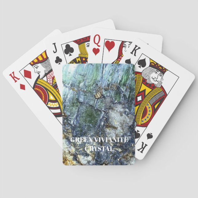 Baralho Cristal de Vivianite Verde (Verso)