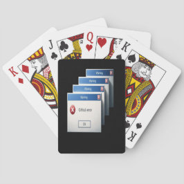 Baralho Critical Error — Retro Windows Warning Boxes Graph