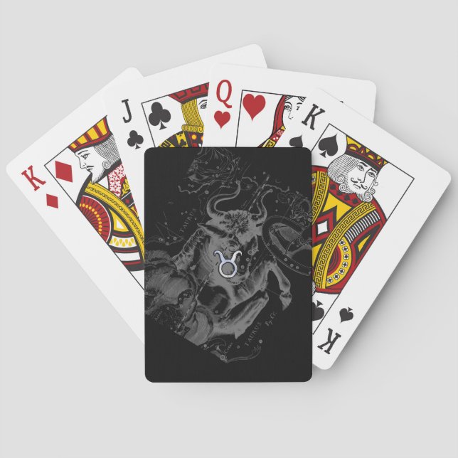 Baralho Cromo como Taurus Zodiac em Hevelius Black (Verso)