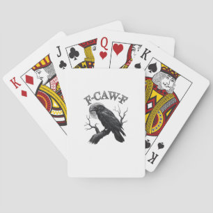Baralho Crow, F-Caw-F Funny Bird Moon Gothic Tri-Blend Cre