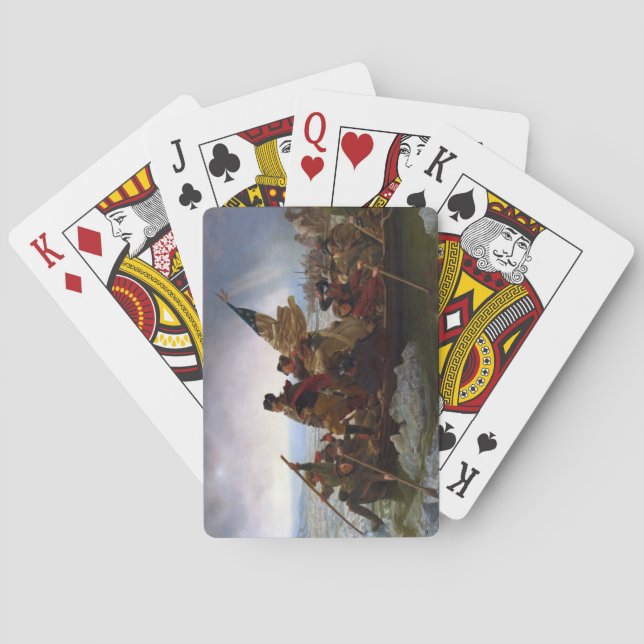 Baralho Cruzando Delaware 1776: General George Washington (Verso)