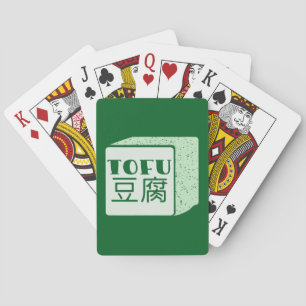 Baralho Cubo do tofu escrevendo japonês