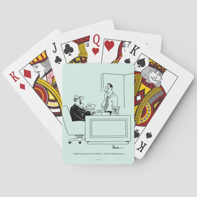 Baralho Culpa do escritório (Verso)