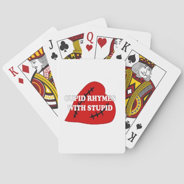 Baralho Cupido Rhymes Com Estúpidos (Verso)