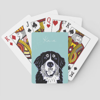 Baralho Customizable Bernese Mountain Dog   Poker Cards