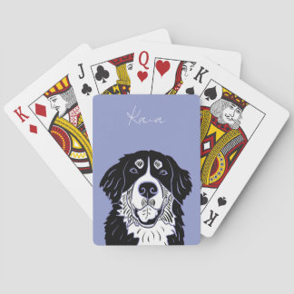 Baralho Customizable Bernese Mountain Dog   Poker Cards