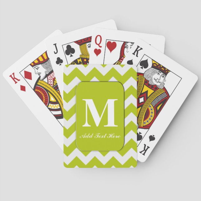 Baralho Customized Monogrammed Playing Cards (Verso)