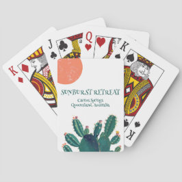 Baralho Customized Personalized Airbnb Playing Cards