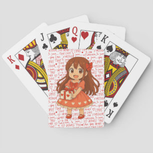 Baralho Cute anime Dia dos Namorados