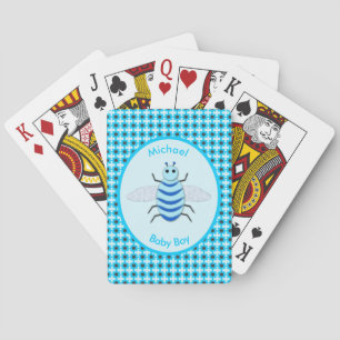 Baralho Cute Blue Baby Boy Personalizado
