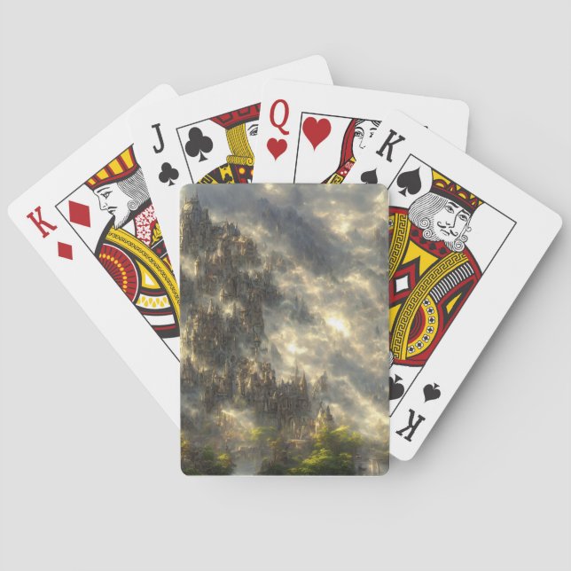 Baralho Cyberpunk - Paisagem do anel Epic eldin (Verso)