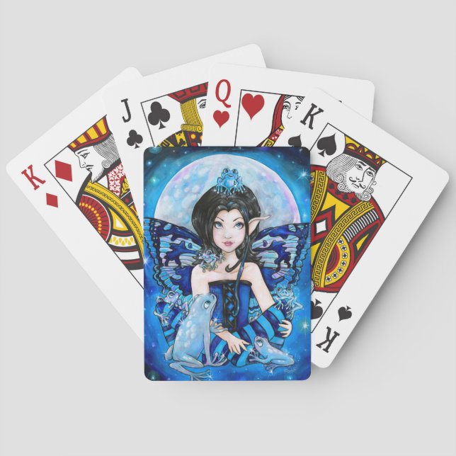 Baralho Da "cartões de jogo dos sapos lua" (Verso)