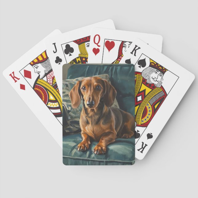 Baralho Dachshund (Verso)