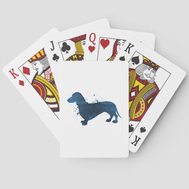 Baralho Dachshund (Verso)