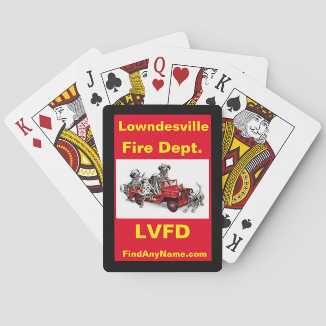 Baralho Dalmings de Cards de Lowndesville VFD (Verso)