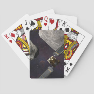 Baralho Dart Spacecraft E Liciacube Antes Do Impacto