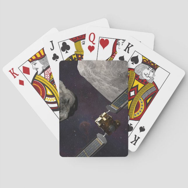 Baralho Dart Spacecraft E Liciacube Antes Do Impacto (Verso)
