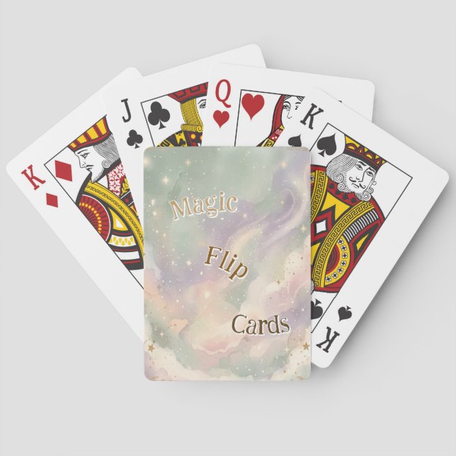 Baralho de Cartas Celestiais de Magia Flip Nebula  (Verso)