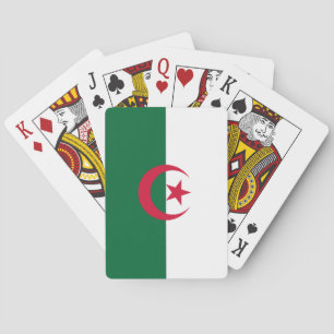 Baralho de Cartas com a Bandeira da Argélia